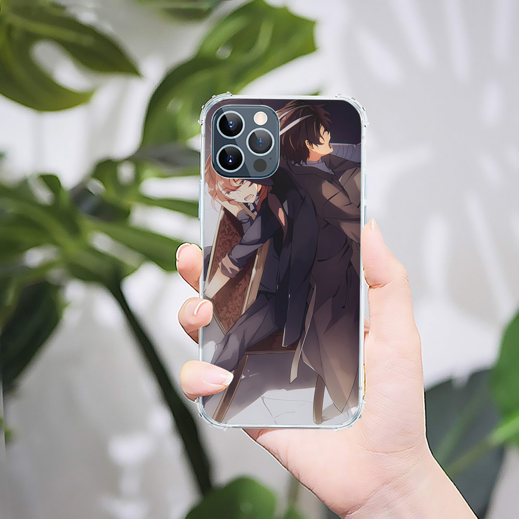 （画像用） 文豪ストレイドッグス Bungo Stray Dogs 【iPhone 12シリーズ対応】透明スマホケース（クリアソフトケース）